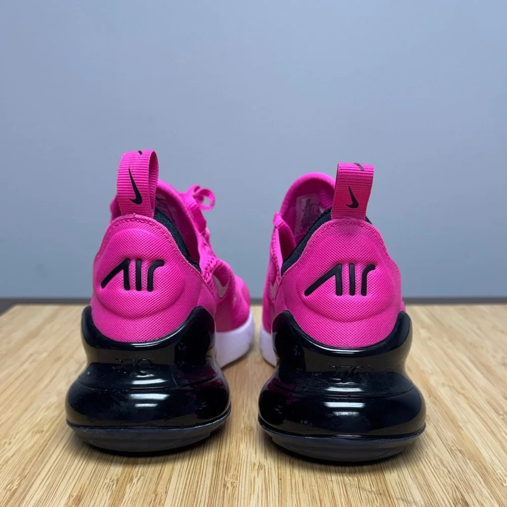 Nike Bright Pink and Black Air Max 270 Sneaker - Picture 2 of 5